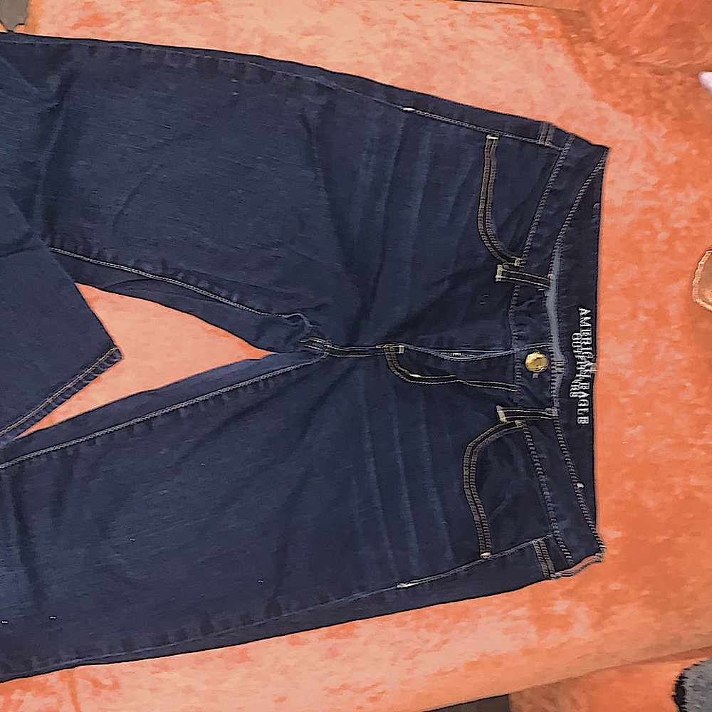 American eagle jean skinny jegging nwot dark wash denim “super stretch” long